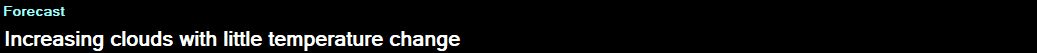 Forecast