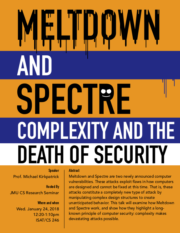 Meltdown and Spectre Flyer