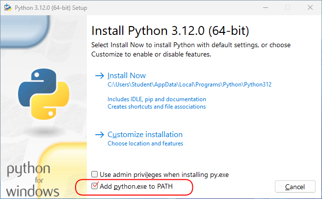 Python Installer Windows