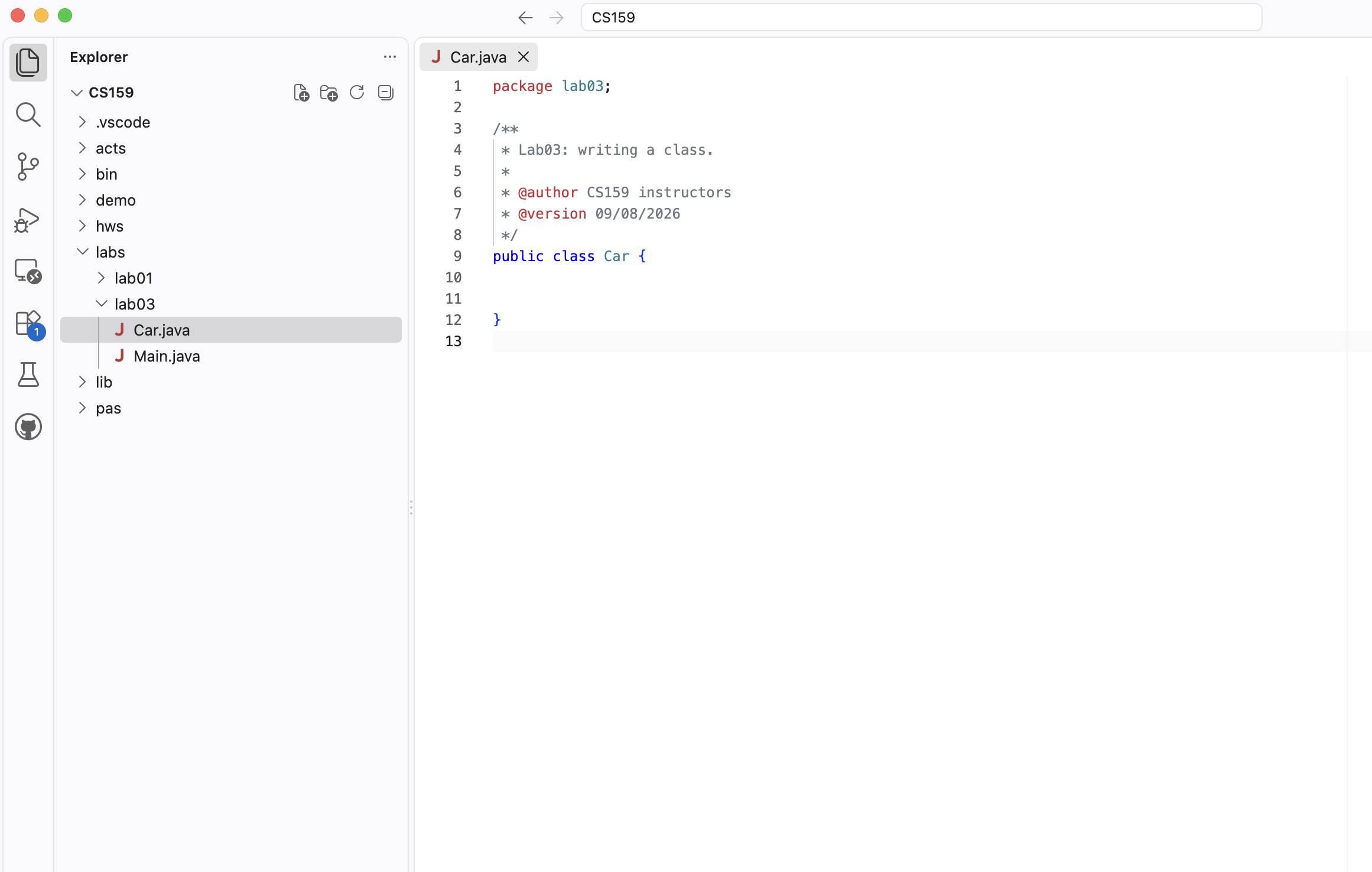 VS Code screenshot
