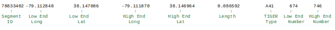 Description of a .seg Record