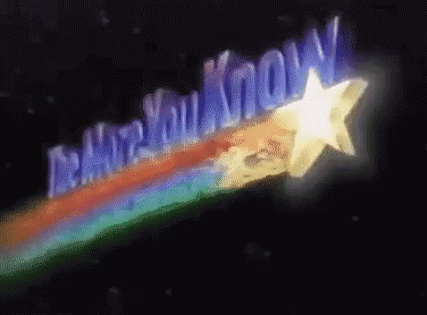 Tribute to Dr. Bernstein: conclude activity with "the more you know" gif