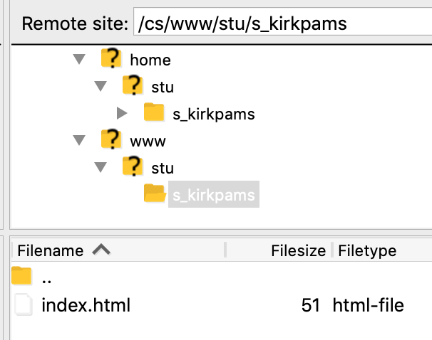 Remote site showing path