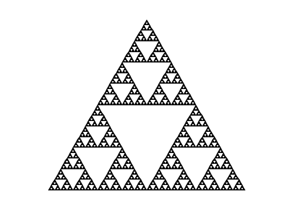 A Sierpinski triangle