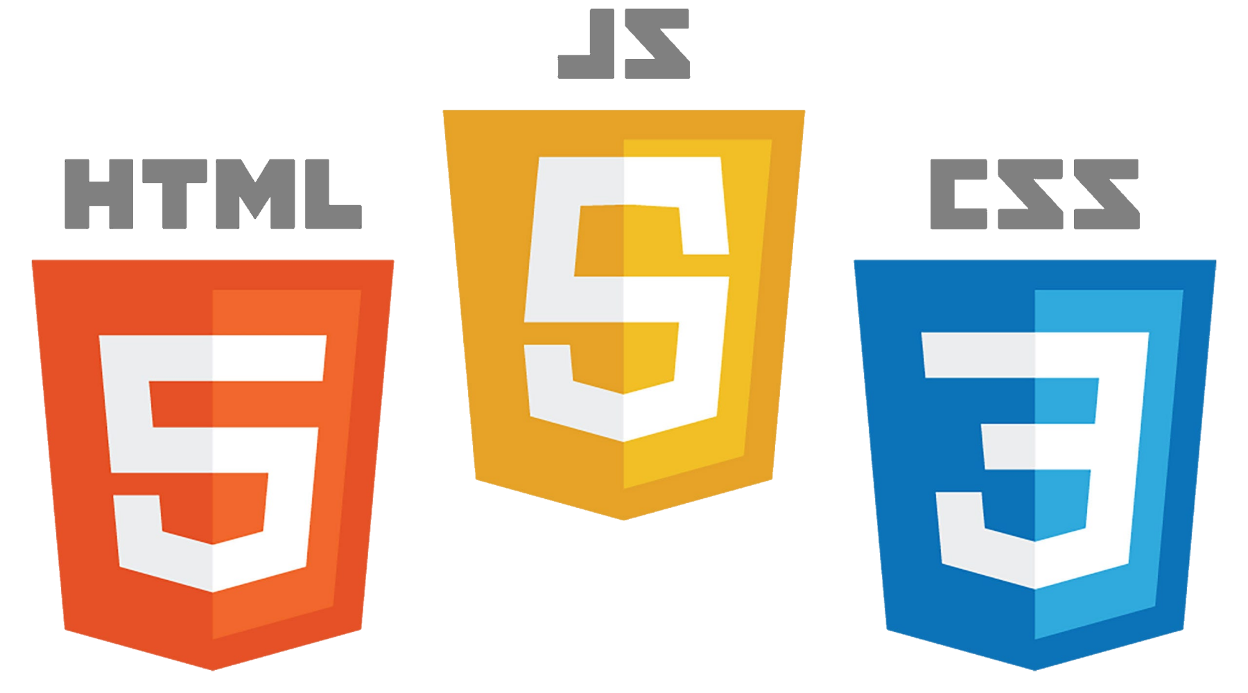 Badges for HTML, JS, CSS