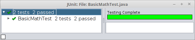 JUnit Passed 