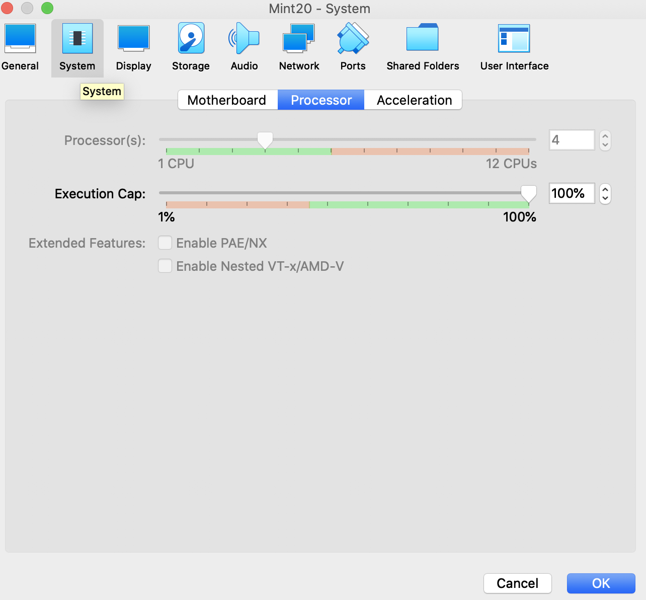 CPU Config