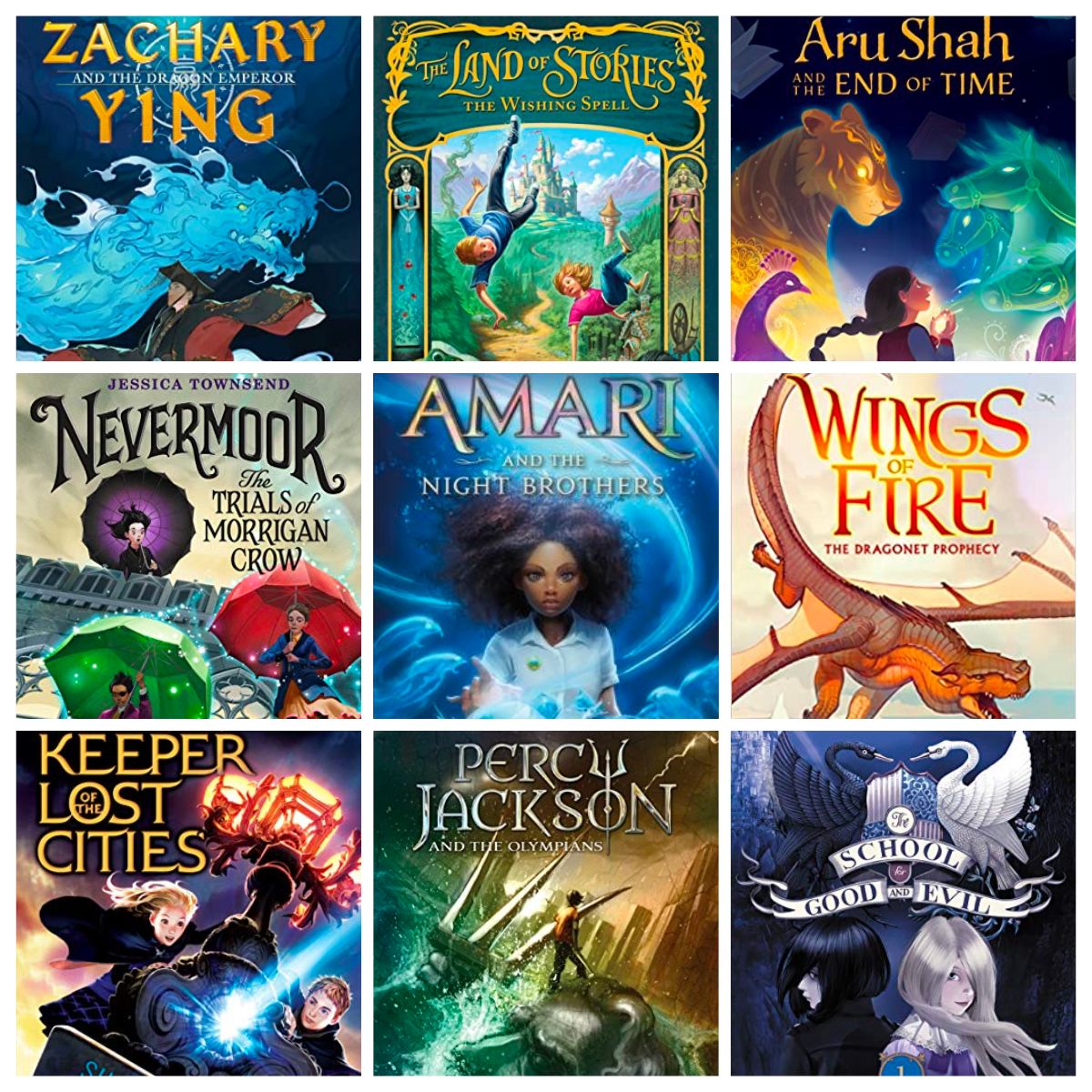 middle-grade fantasy series